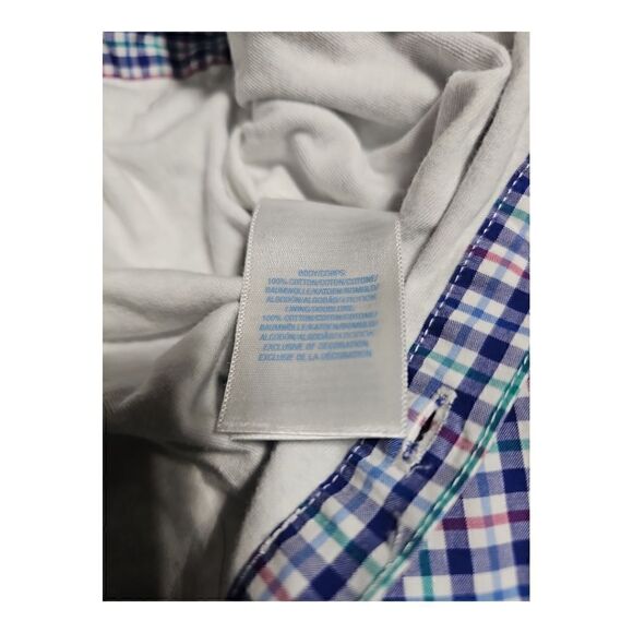 RALPH LAUREN Blue Plaid Lined Boy’s Romper Coverall - Size 3M - Picture 5 of 5